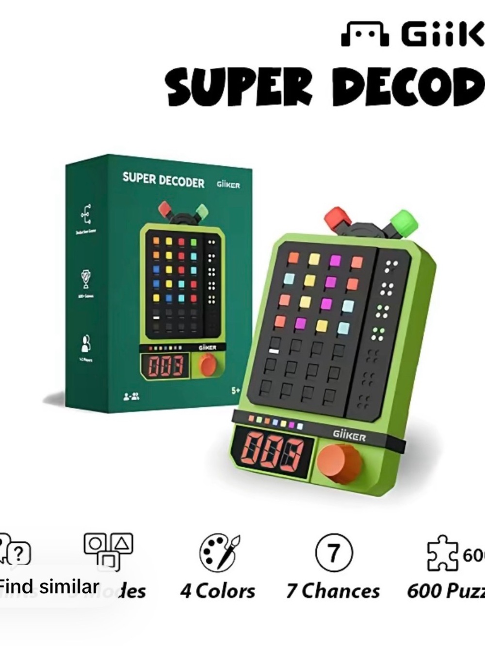 Giiker Super Decoder Electronic Puzzle Game